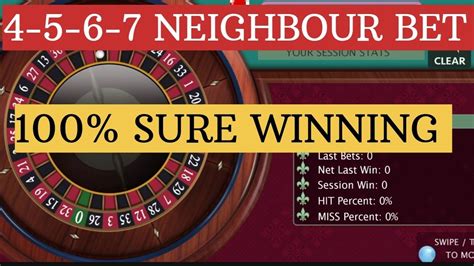 roulette neighbor bets|most winning numbers in roulette.